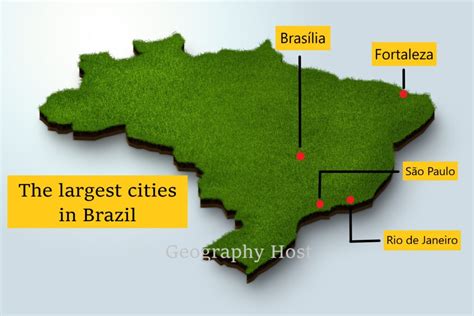 Largest cities in Brazil 2022 .